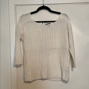 Premise Women's Ivory Knit Sweater